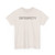 Integrity Graphic Tee — Minimalist White T-Shirt with 'INTEGRITY' Outline Text