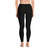 Black High-Waist Leggings with Small Script Logo — Comfortable Everyday Activewear
