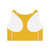 Yellow Racerback Sports Bra — Minimal Running Icon Activewear