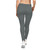 Women's Casual Leggings — Minimal Grey Everyday Leggings with Subtle Script Logo
