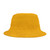 Athletic Runner Muscle Icon Bucket Hat — Sporty Yellow Sun Hat