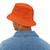 Athletic Orange Bucket Hat — Running & Fitness Logo