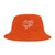 Athletic Orange Bucket Hat — Running & Fitness Logo
