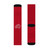 Red Sublimation Crew Socks with White Runner Logo — Athletic Sports & Everyday Wear