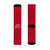 Red Sublimation Crew Socks with White Runner Logo — Athletic Sports & Everyday Wear