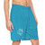 Basketball Shorts —Aqua blue All-Over Print Athletic Game Shorts.