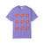 Flaming Basketball Pattern T‑Shirt