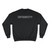 Integrity Sweatshirt — Minimalist White Champion Crewneck with Outline Text