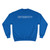 Integrity Sweatshirt — Minimalist White Champion Crewneck with Outline Text