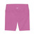 Women's Pink Workout Shorts — High-Waist Athletic Biker Shorts