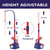 3 in 1 T Ball Set for Kids Baseball with Hanging Tee/Standing Tee/Automatic Launcher/6 Softballs Indoor Outdoor Sport Gifts Toys 3 in 1 T Ball Set for Kids Baseball with Hanging Tee/Standing Tee/Automatic Launcher/6 Softballs Indoor Outdoor Sport Gifts Toys
