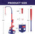 3 in 1 T Ball Set for Kids Baseball with Hanging Tee/Standing Tee/Automatic Launcher/6 Softballs Indoor Outdoor Sport Gifts Toys 3 in 1 T Ball Set for Kids Baseball with Hanging Tee/Standing Tee/Automatic Launcher/6 Softballs Indoor Outdoor Sport Gifts Toys