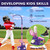 3 in 1 T Ball Set for Kids Baseball with Hanging Tee/Standing Tee/Automatic Launcher/6 Softballs Indoor Outdoor Sport Gifts Toys 3 in 1 T Ball Set for Kids Baseball with Hanging Tee/Standing Tee/Automatic Launcher/6 Softballs Indoor Outdoor Sport Gifts Toys