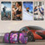 Gymnastics Girl Colorful Pattern Modern Sport Gym Bag Training Sports Bags Men with Shoes Retro Fitness Bag Weekend Handbags