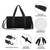 Gymnastics Girl Colorful Pattern Modern Sport Gym Bag Training Sports Bags Men with Shoes Retro Fitness Bag Weekend Handbags