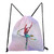 Watercolor Gymnastics Art Print Daypack Gymnast Storage Drawstring Bag for Travel Shoes Holder Gift Women Backpacks For Student Watercolor Gymnastics Art Print Daypack Gymnast Storage Drawstring Bag for Travel Shoes Holder Gift Women Backpacks For Student