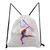 Watercolor Gymnastics Art Print Daypack Gymnast Storage Drawstring Bag for Travel Shoes Holder Gift Women Backpacks For Student Watercolor Gymnastics Art Print Daypack Gymnast Storage Drawstring Bag for Travel Shoes Holder Gift Women Backpacks For Student