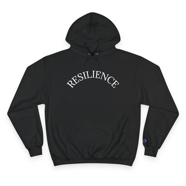 Resilience Hoodie — Minimal Arch Text Champion Hoodie