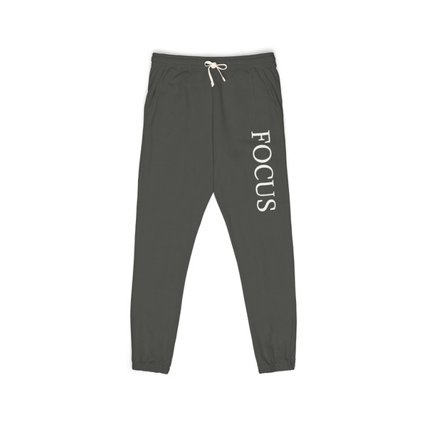 FOCUS Jogger Sweatpants — Motivational Graphic Fleece Lounge Pants