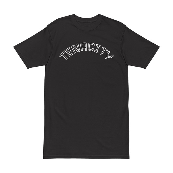 Tenacity Graphic Tee — Motivational Men’s T‑Shirt