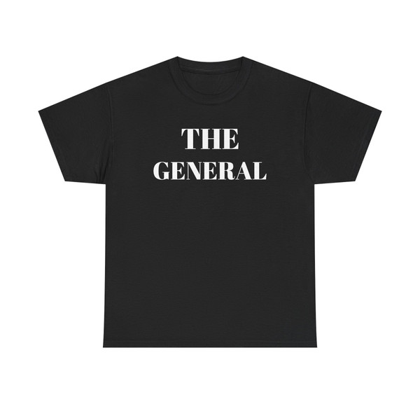 The General T-Shirt — Bold Military-Inspired Graphic Tee
