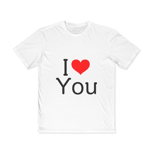 I  You T-Shirt — Men's Romantic Graphic Tee for Valentine's Day & Everyday