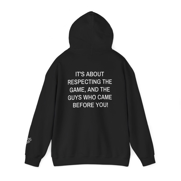 Old School Football Hoodie — "It's About Respecting the Game" Retro Football Pullover
