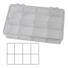 Styrene Storage Box 8 Compartments for Jewelry and Watch Parts