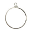 Sterling Silver Mexican .25 ounce bezel edge coin frame pendant