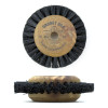 Wood Hub Converging Bristle Brush Wheels
