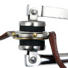 Watch case closing pliers close a snap-on watch case back