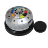 Nine-piece screwdriver set with rotating base