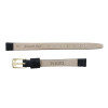 Hadley Roma Black Leather Watch Strap 9mm Smooth Calf 6 6/16 Inch Length