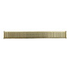 Hadley Roma Metal Watch Band 18 to 22mm Yellow Gold Tone Expansion Style 6 1/4 to 10 Inch Length