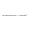 Hadley Roma Metal Watch Band 18 to 22mm Yellow Gold Tone Expansion Style 6 1/4 to 10 Inch Length