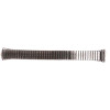 Oyster Style 6 3/4 to 12 Inch Length Expansion Tapered Metal Watch Band Two Tone 16 to 22mm Expandable Ends