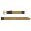 Leather Watch Band Brown 14mm Polished Calf 6 5/8 Inch Length