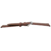 20mm Leather Watch Band Brown Stitched Alligator Grain 7 7/16 Inch Length