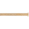 13mm gold color classic expansion watch band for ladies