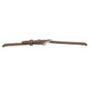 14mm Leather Watch Band Brown Crocodile Grain 7 Inch Length