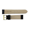 Black Leather Watch Band 18MM Alligator Grain