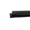 Black Leather Watch Band 18MM Alligator Grain