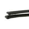 8mm Watch Band Black Leather Classic Calf 6 3/4 Inch Length