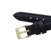 Watch Band Black Leather Classic Calf Style 10MM