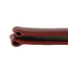 18MM Leather Watch Band Red Smooth Calf