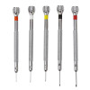 Bergeon Set of Five Swiss Watchmakers Screwdrivers in Pouch