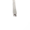 Ladies 3mm V-end silver tone stainless steel mesh watch band