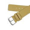 18mm Leather Watch Strap Yellow Flat Calf 7 7/16 Inch Length