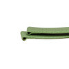 16MM Leather Watch Strap Green Flat Calf