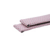 Lizard grain pink leather ladies watch band